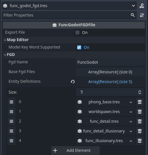 FuncGodotFGDFile default FGD.